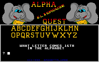 Alpha Quest atari screenshot